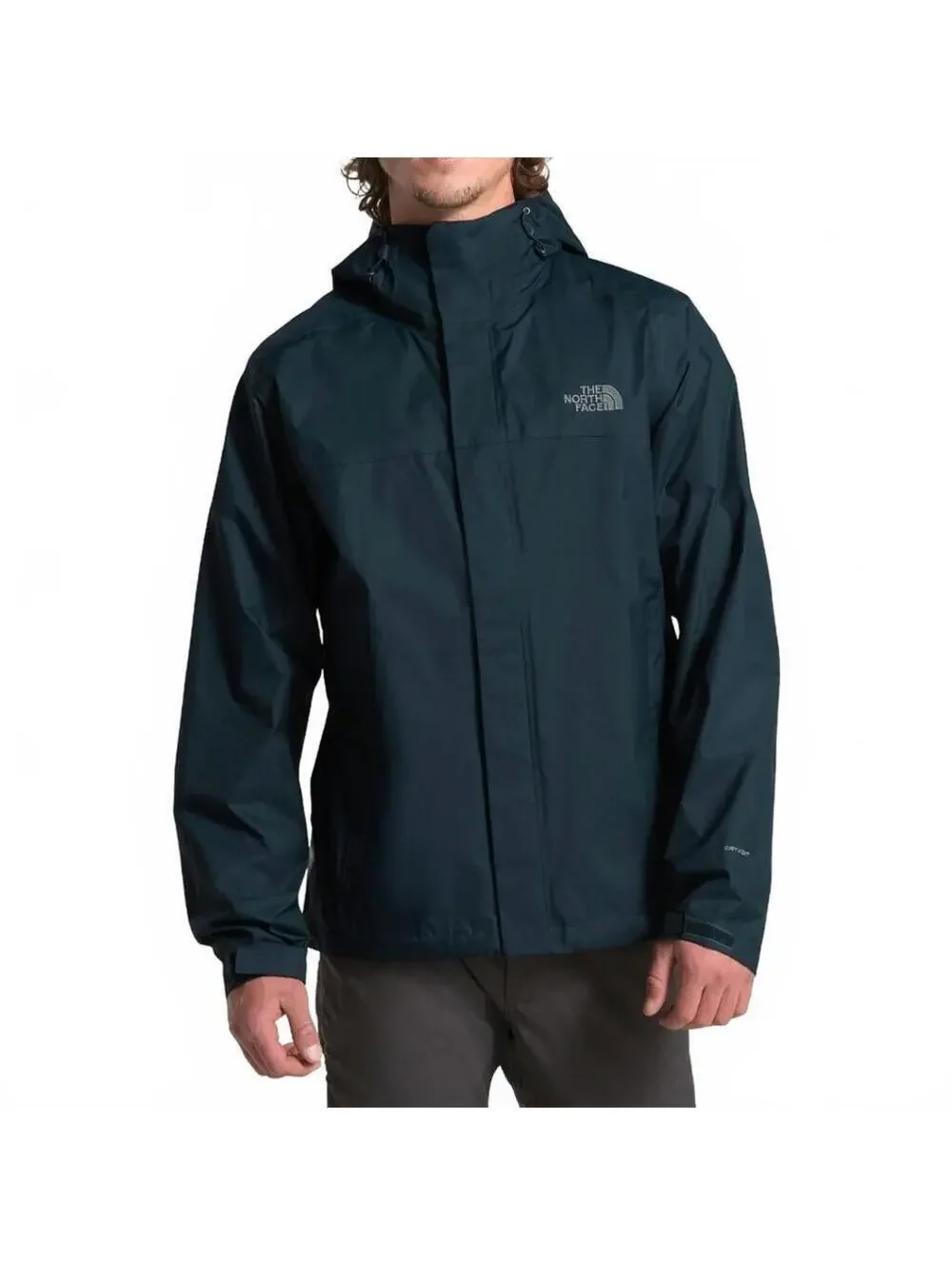 North Face Venture Hooded Rain Jacket Waterproof Urban Navy Men Size Medium NWT
